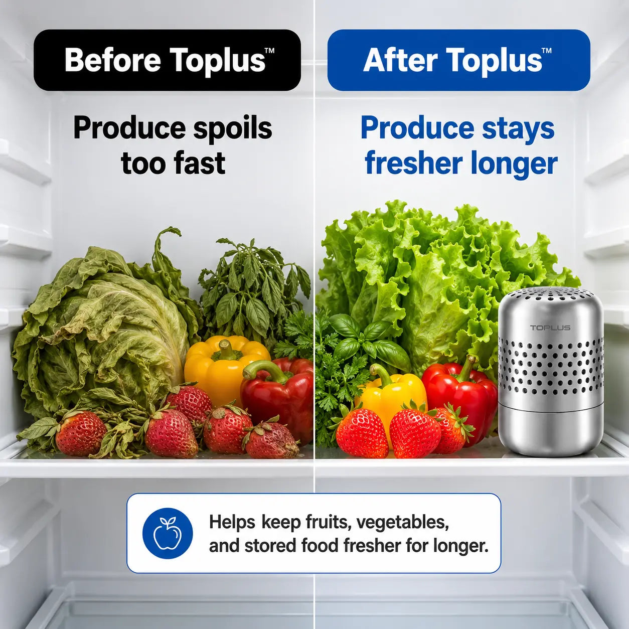Fridge Purifier - Keep Food Fresher for Longer