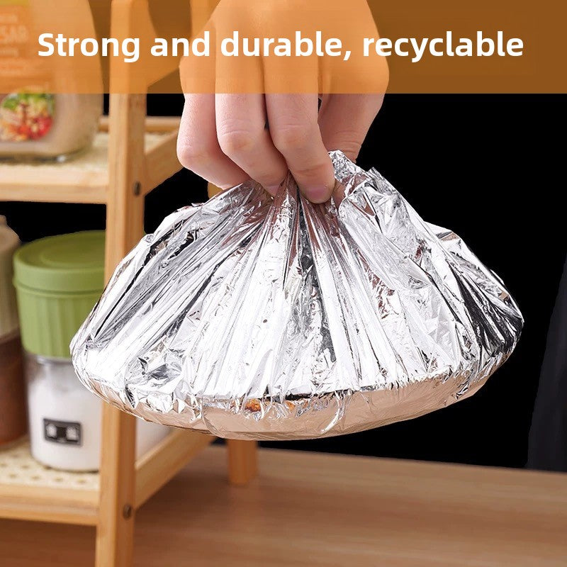 Toplus™ Reusable Foil Food Covers - 10 Pieces
