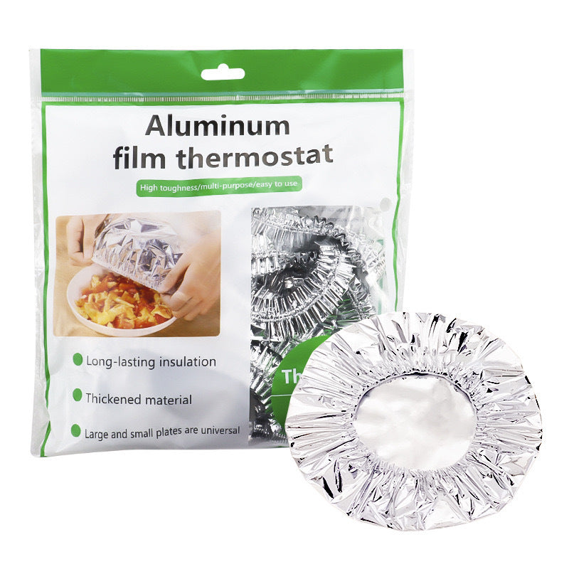 Toplus™ Reusable Foil Food Covers - 10 Pieces